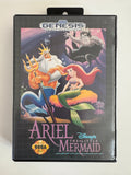 Ariel The Little Mermaid Sega Genesis 1992 CIB Complete in Box