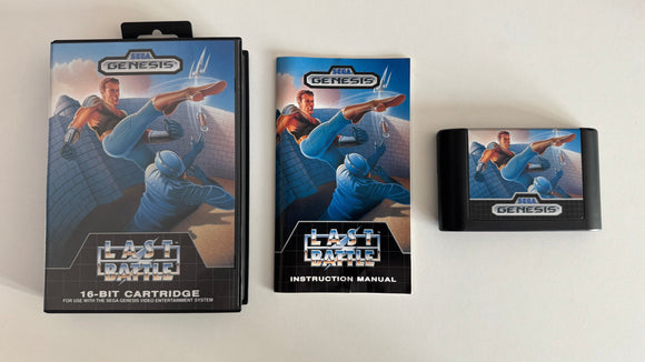 Last Battle Sega Genesis 1989 CIB Complete in Box MINT!
