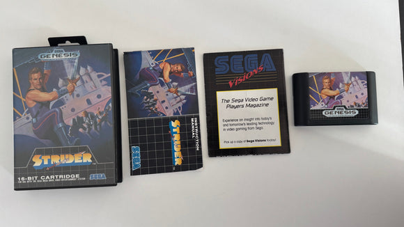 Strider Sega Genesis 1990 CIB Complete in Box