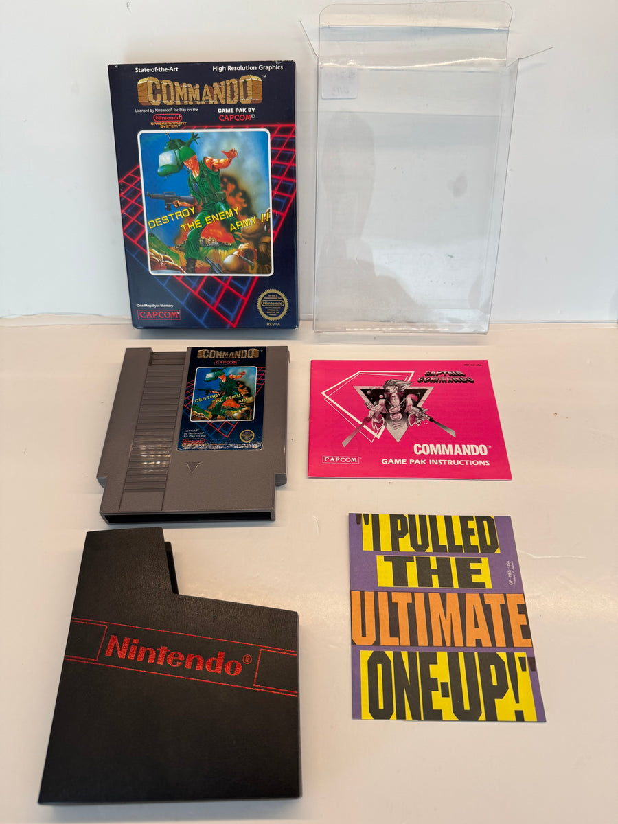 Commando Nintendo NES 1986 CIB Complete in Box! – Ultimate Key Issue Comics