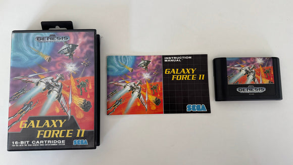 Galaxy Force 2 Sega Genesis 1991 CIB Complete in Box MINT!