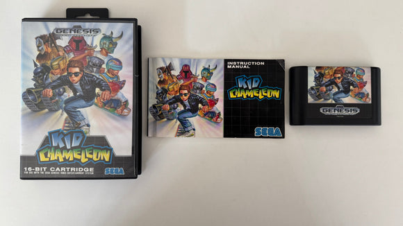 Kid Chameleon Sega Genesis 1992 CIB Complete in Box