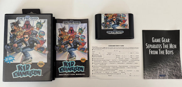 Kid Chameleon Sega Genesis 1992 100% CIB Complete in Box MINT!
