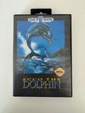 Ecco the Dolphin Sega Genesis 1992 CIB Complete in Box MINT!