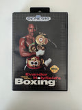 Evander Holyfield's Boxing Sega Genesis 1992 Complete in Box MINT!