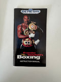 Evander Holyfield's Boxing Sega Genesis 1992 Complete in Box MINT!