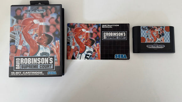David Robinson's Supreme Court Sega Genesis 1992 CIB