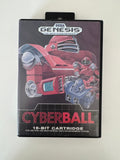 Cyberball Sega Genesis 1989 CIB Complete in Box Near MINT!