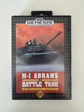 M-1 Abrams Battle Tank Sega Genesis 1991 CIB Complete in Box MINT!