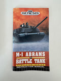 M-1 Abrams Battle Tank Sega Genesis 1991 CIB Complete in Box MINT!