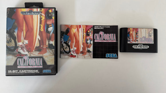 California Games Sega Genesis 1992 CIB RARE Canadian Variant MINT!