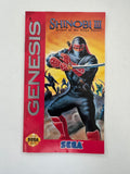 Shinobi III Sega Genesis 1993 CIB Complete in Box MINT! w/ Reg Card!