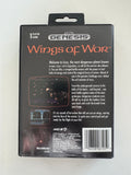 Wings of War Sega Genesis 1991 CIB Complete In Box Near MINT!