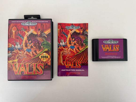 Valis Sega Genesis 1991 CIB Complete In Box Near MINT!
