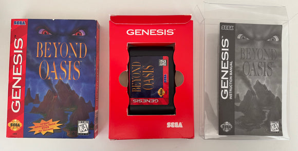 Beyond Oasis Sega Genesis 1995 CIB Complete In Box!