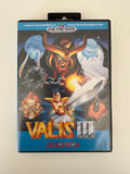 Valis III Sega Genesis 1991 CIB Complete In Box Near MINT!