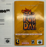 Conker's Bad Fur Day N64 (Nintendo 64) Complete In Box CIB MINT!