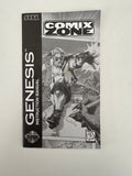 Comix Zone Sega Genesis 1994 100% CIB Complete In Box! Near MINT