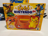 Nintendo 64 Pikachu Edition Orange Console & Controller Near MINT!