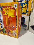 Nintendo 64 Pikachu Edition Orange Console & Controller Near MINT!
