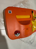 Nintendo 64 Pikachu Edition Orange Console & Controller Near MINT!
