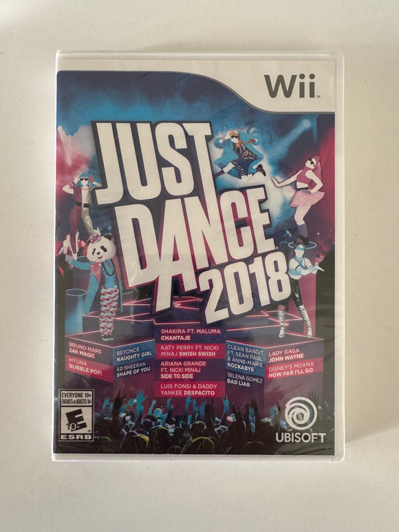 Just Dance 2018 Nintendo Wii Sealed!