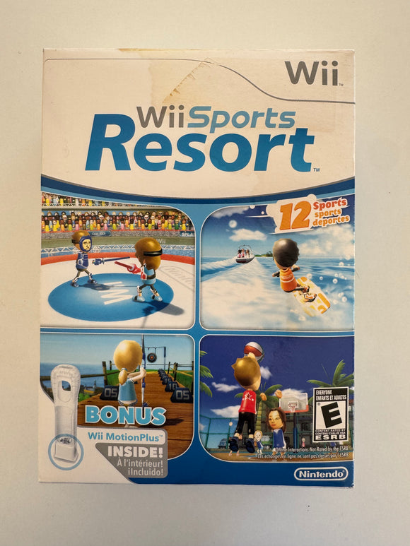 Nintendo Wii Sports Resort Stain Box Sealed!