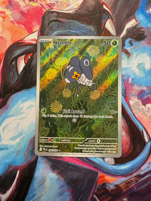 Pokemon Nymble 096/094 Illustration Rare Phantasmal Flames NM