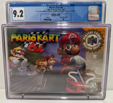 Mario Kart 64 N64 Made in Japan, E Rating, Players Choice CGC 9.2 B SEALED!