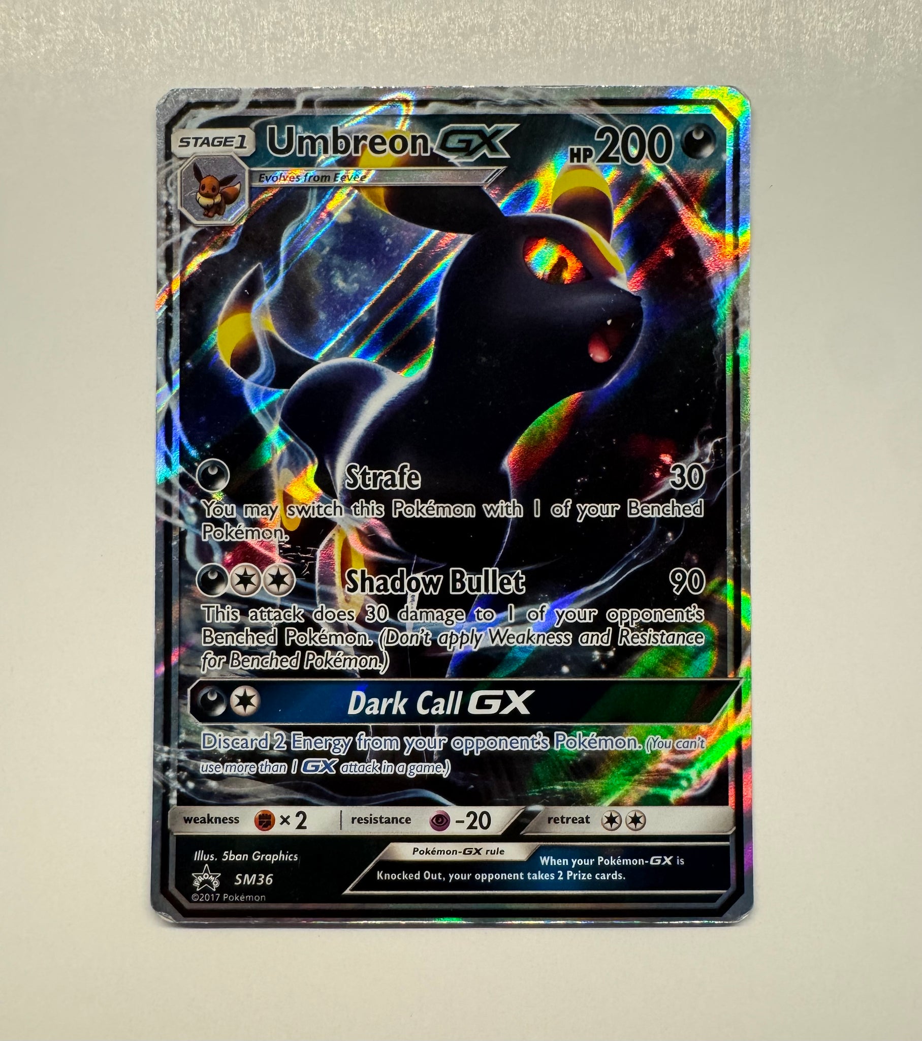 Pokemon TCG Umbreon GX SM36 Black Star Promo Holo 2017 Ultimate Key Issue Comics Pokemon TCG Umbreon GX SM36 Black Star Promo Holo 2017 Ultimate Key Issue Comics