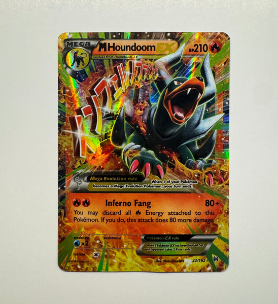 mega houndoom pokemon card Pokemon TCG M Houndoom EX XY Breakthrough Holo 22/162 2015 – Ultimate Key  Issue Comics