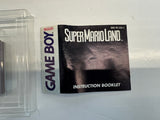 1989 Nintendo Super Mario Land Gameboy CIB High Grade Condition!