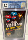 Balloon Fight NES Hangtab, Round SoQ Complete In Box CIB CGC 8.0
