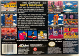 The Simpsons Bart's Nightmare SNES 1992 CIB Complete in Box