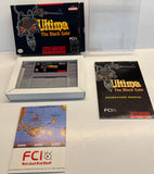 Ultima The Black Gate Nintendo SNES 1994 CIB Complete in Box