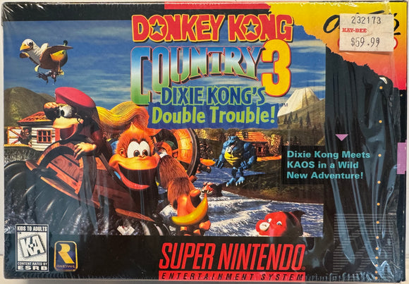 Donkey Kong Country 3 Nintendo SNES 1996 CIB Complete in Box