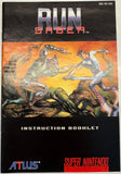 Run Saber Nintendo SNES 1993 100% CIB Complete in Box