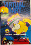 Virtual Bart Nintendo SNES 1994 CIB Complete in Box