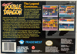 Super Double Dragon Nintendo SNES 1992 100% CIB Complete in Box