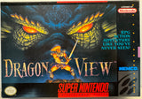 Dragon View Nintendo SNES 1994 100% CIB Complete in Box