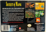 Secret of Mana Nintendo SNES 1993  CIB Complete in Box