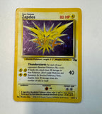 Pokemon TCG 1999 Zapdos 15/62 Fossil Set Holo Rare