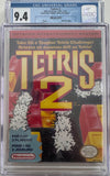 Tetris 2 NES Nintendo RARE Can 1993 Oval SoQ CGC 9.4 A SEALED!
