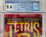 Tetris 2 NES Nintendo RARE Can 1993 Oval SoQ CGC 9.4 A SEALED!