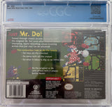 Mr. Do! Super NES 1996 V-Seam CGC 8.5 A SEALED!