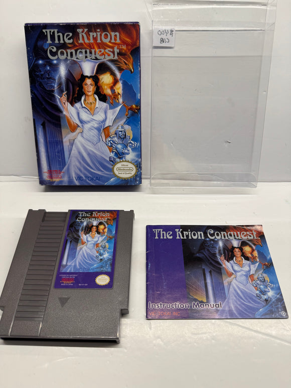 The Krion Conquest Nintendo NES 1991 Complete in Box CIB!