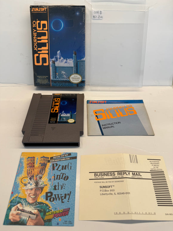 Journey to Silius Nintendo NES 1990 100% Complete in Box CIB!