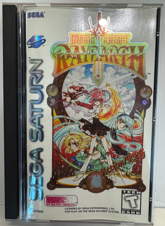 Magic Knight Rayearth Sega Saturn CIB w/ Stickers/Reg Card/Disc