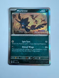 Pokemon TCG Murkrow 021 STAFF Prerelease Scarlet & Violet Paldea Evolved
