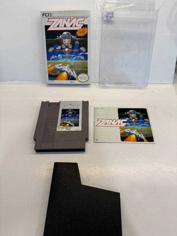 Zanac Nintendo NES 1987 Complete in Box CIB! Near Mint
